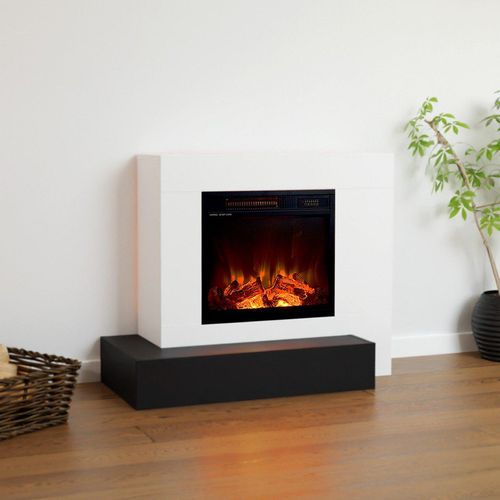 Kaminlicht Elektrokamin 'NEO 2 ' | LED Standkamin mit Heizung (1500 W) | BxHxT: 93x75x41cm