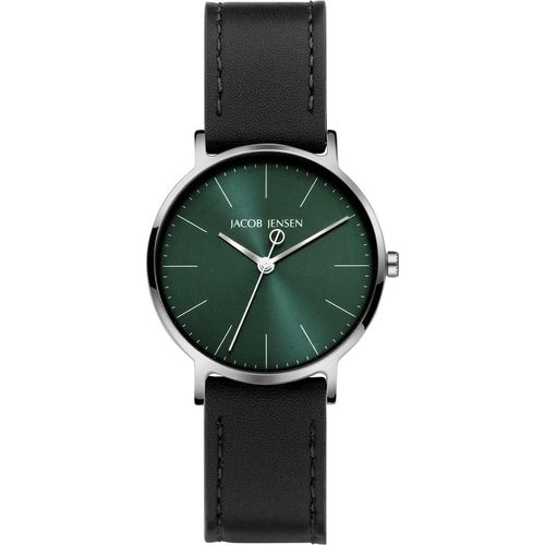 Jacob Jensen 32174 Uhr Damen, Titan, Grün,