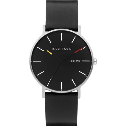 Jacob Jensen 32162 Uhr Herren, Schwarz, Titan, Quarz