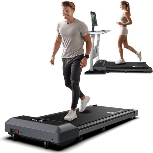 JUNG Laufband FYSIQ Elektrisches Laufband, leise,bis 120kg Laufband für Zuhause (Lauf Band Elektrisch, Walking Pad, Treadmill für Zuhause, Sportgerät)