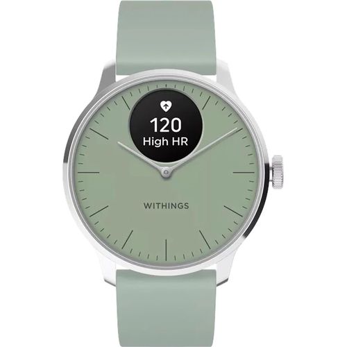 WITHINGS Smartwatch SCANWATCH LIGHT 100% Edelstahl hellgrün onesize Unisex 37 mm HWA11-model 1, HWA11-model 3, HWA11-model 5, HWA11-MODEL 2-ALL-IN, HWA11-MODEL 4-ALL-IN