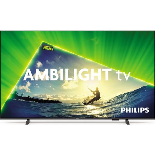 philips 55pus8209/12 55 Zoll QLED-TV mit Ambilight und Dolby Atmos in mattschwarz