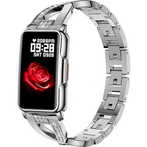 findtime Smartwatch Damen Benachrichtigungen für Android und iOS Fitnessuhr mit Pulsmesser, Blutdruck, SpO2, Schlafmonitor, Aktivitätstracker