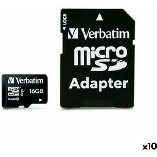 SDHC Speicherkarte Verbatim 16 GB (10 Stück)