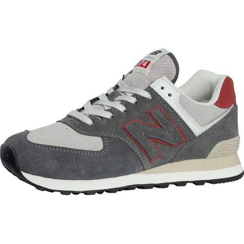 New Balance 574 Wildleder Trainer, Grau 43 EU