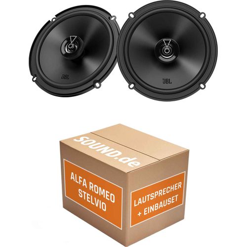 Lautsprecher Boxen Einbaupaket vorne JBL Club 3 64FSL passend für Alfa Romeo Stelvio | 2x Tief-Mitteltöner mit integriertem Hochtöner 165W MAX