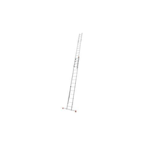 Krause Alu-Sprossenseilzugleiter ROBILO 129840, 2 x 15 Sprossen