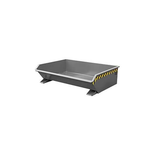 Kipp-Behälter Bauer Mini Typ MGU 610, besonders niedrige Bauhöhe, grau