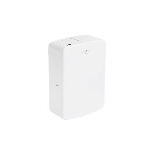 Sanitär Abfalleimer Janibell Privé, Volumen 7,5 l, Sensortechnik, abschließbar, L 140 x B 292 x H 422 mm, ABS-Kunststoff, weiß