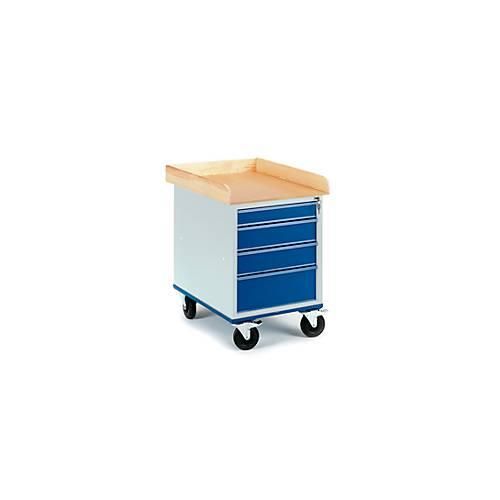 Roll-Schubladenschrank, 700 x 490 mm, Tragkraft 150 kg