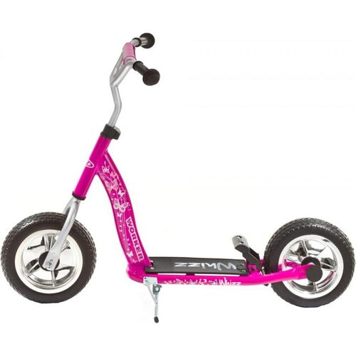 Kinderroller Kindertretroller Whizz 10 Zoll lila mit Rücktrittbremse