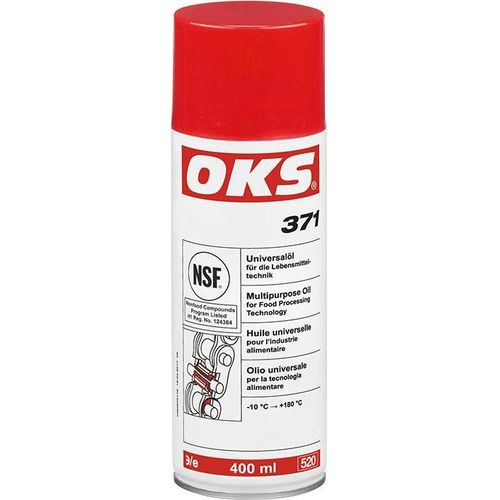 OKS Universalöl für die Lebensmitteltechnik 371 NSF-H1 farblos Spraydose 400ml 12 Stk