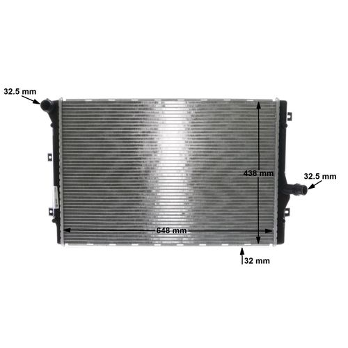 Kühler, Motorkühlung BEHR von Mahle (CR 1539 001S) Wärmetauscher Kühlung Motorkühler