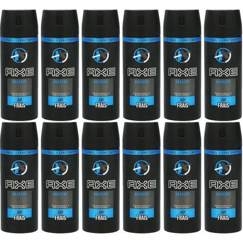 Axe Anarchy for Him 12 x 150 ml Deodorant Deospray Deo Spray Set neues Design
