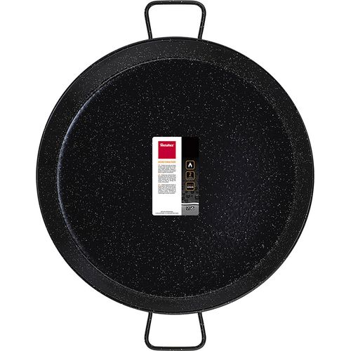 Emaillierte Paella-Pfanne aus emailliertem Stahl 60 cm 20 Portionen