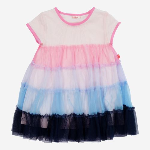 Mehrfarbiges Kleid aus Mesh