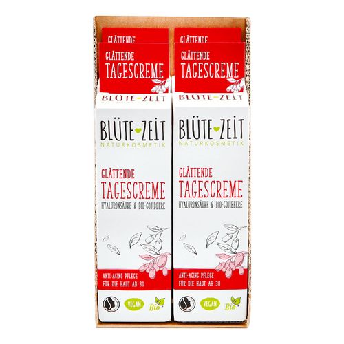 BLÜTE-ZEIT Glättende Tagescreme 50 ml, 6er Pack