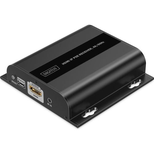 DIGITUS HDMI IP PoE Receiver 4K/60Hz schwarz