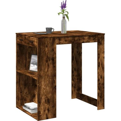 Bartisch Räuchereiche 102x70x103,5 cm Holzwerkstoff