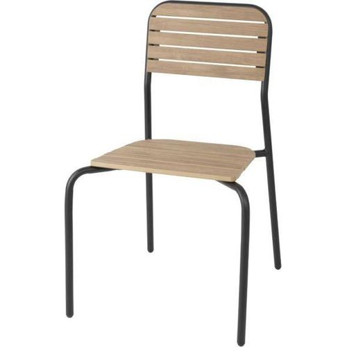 Bolero Santorini Outdoor-Stühle in Holzoptik (4er-Pack)
