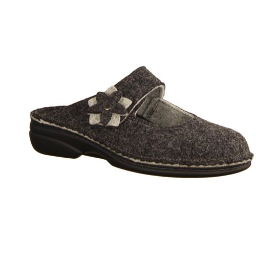 Damen Hausschuh Finn Comfort Arlberg, Hüttenschuh, Anthrazit, Filz, NEU- Haus - hÜttenschuhe Damen Hausschuhe, Grau