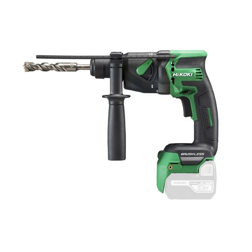 HiKOKI Akku-Bohrhammer DH18DPBW2Z Schrauben, Bohren, Meißeln, SDS-Plus, Soft-Start-Kontrolle 1,3J, 18V