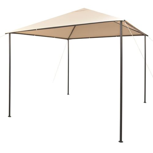Prolenta Premium - Pavilion Partyzelt Überdachung 3x3 m Stahl Beige
