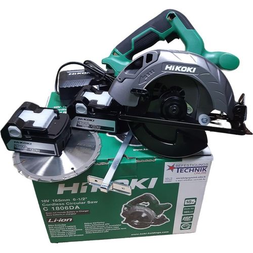 Hikoki 18V 165Mm Kreissäge C1806Da Wrz 2X5.0Ah Hsc