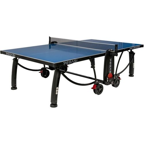 Pegasi Tischtennisplatte 1000 - Outdoor Spiele - Tischtennis - Outdoor Tischtennisplatte - Tischtennistisch Wetterfest - Tischtennisplatte outdoor klappbar - Original - Blau