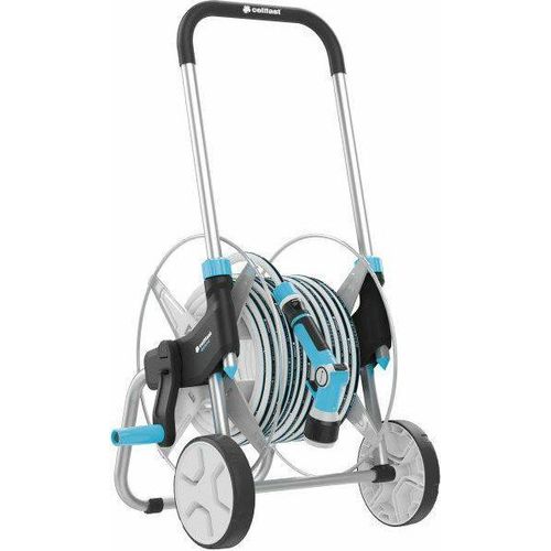 Cellfast Garten-Set, Gartenschlauchwagen , 20m 3/4 Schlauch, Sprinkler, Armaturen, EXPLORER