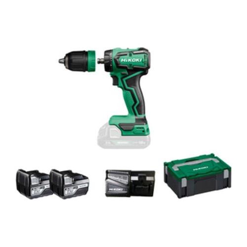 Hikoki 18V Ds18Ddq Wpz 55Nm 2X5.0Ah Bl Wechselköpfe Hsc Schraubendreher