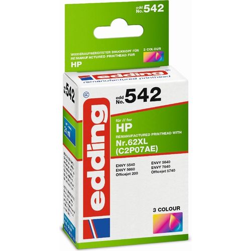 Druckerpatrone kompatibel mit HP No. 62XL (C2P07AE) colour Packung mit 12 Stück