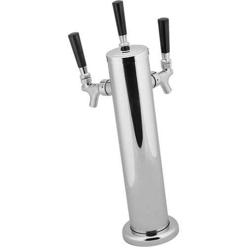 Edelstahl Dreifach-Zapfhahn 3 Zapfhähne Zapfanlage für Bar Hausbrauerei Kegerator