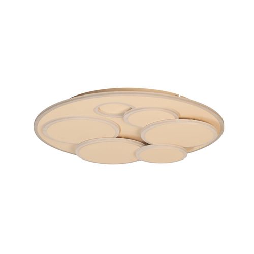 LED-Deckenlampe Dots, sandfarben, Ø 50 cm, Metall/Acryl, CCT