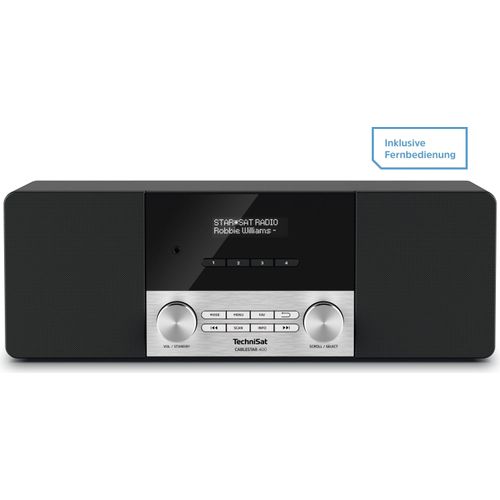 TechniSat CABLESTAR 400 inkl. Fernbedienung Radio OLED, Wecker, Stereo