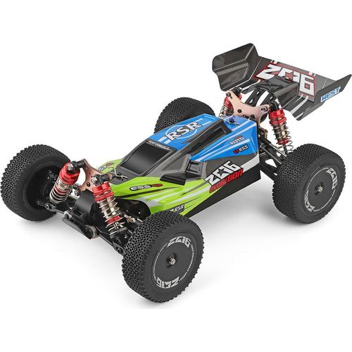 Grün Wltoys 144001 1/14 2.4G 4WD Hochgeschwindigkeits-RC-RC-Fahrzeugmodelle 60 km / h