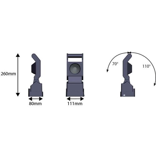 RP-Technik HX - LED Handscheinwerfer, 3W, IP54, schwarz