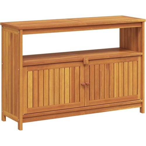 vidaXL Garten-Konsolentisch 110x35x75 cm Massivholz Akazie