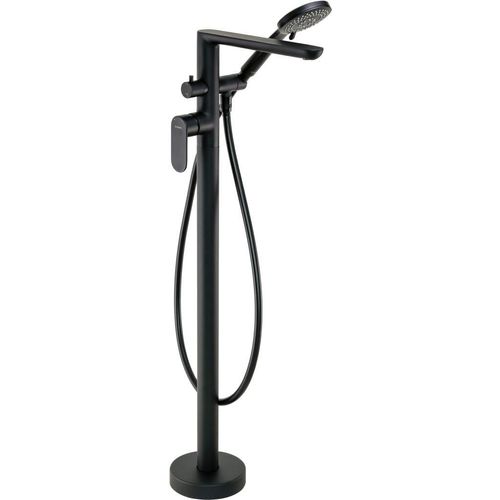 Wannenarmatur, freistehend, mit Duschset Nero