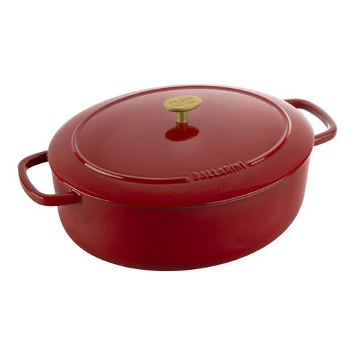 BALLARINI Bellamonte Cocotte 33 cm, Ovale, Rouge, Fonte Image