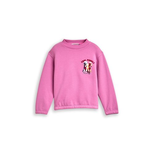 TOM TAILOR Mädchen Cropped Sweatshirt mit Wendepailletten, rosa, Uni, Gr. 104/110 Image