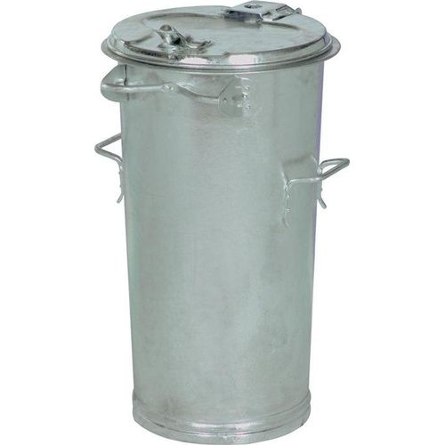 Mülleimer 50l Stahlbl.TZN o.Bügel