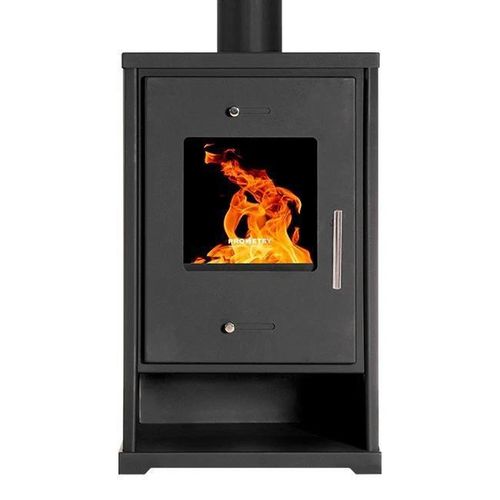 Kaminofen EKO 4 7 kW Holzofen Stahl Schwarz A+ Energieklasse Ecodesign