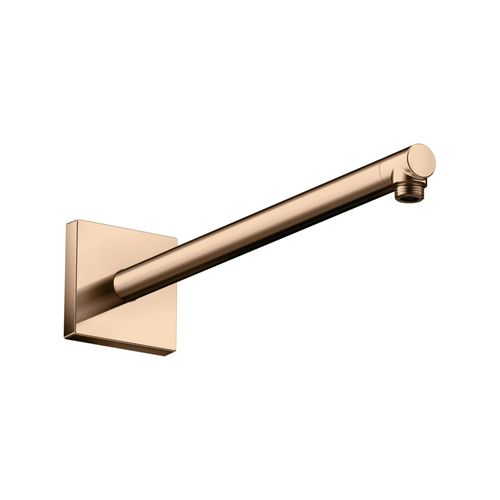 hansgrohe Brausearm 390mm, eckig, polished red gold (26436300)