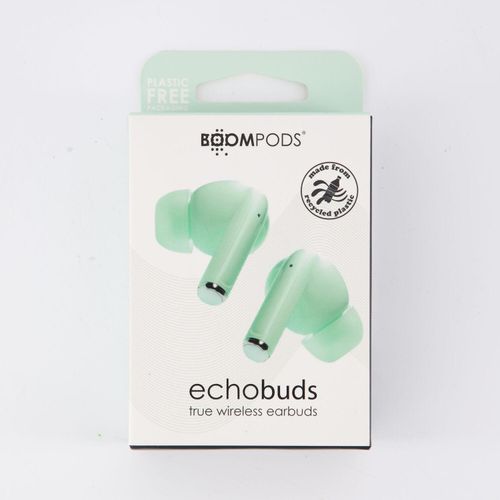 Hellgrüne kabellose Echobuds Kopfhörer