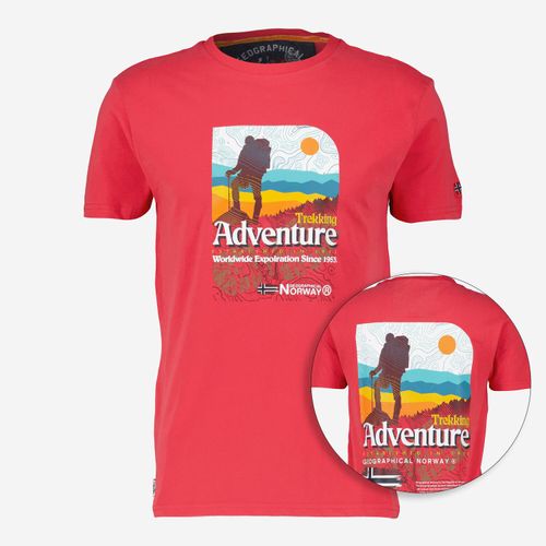 Rotes T-Shirt mit Logo