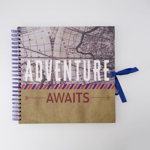 Braun-graues Scrapbook 30,5x30,5cm