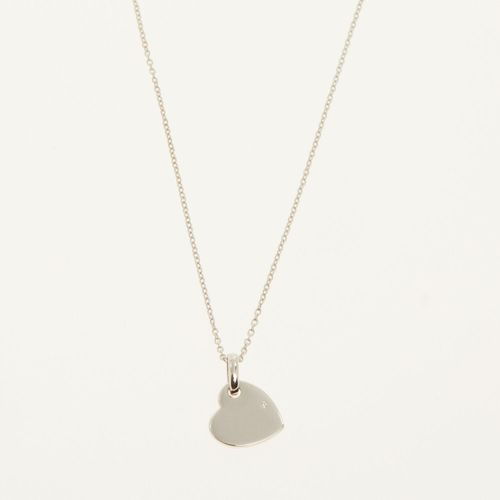 Halskette aus Sterling Silber mit herzförmigem Anhänger