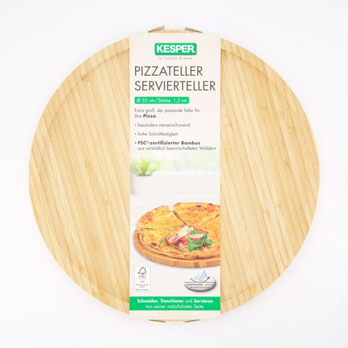 Pizzateller aus Bambus 32cm
