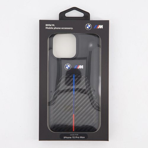 Schwarze BMW Handyhülle für iPhone 15 Pro Max